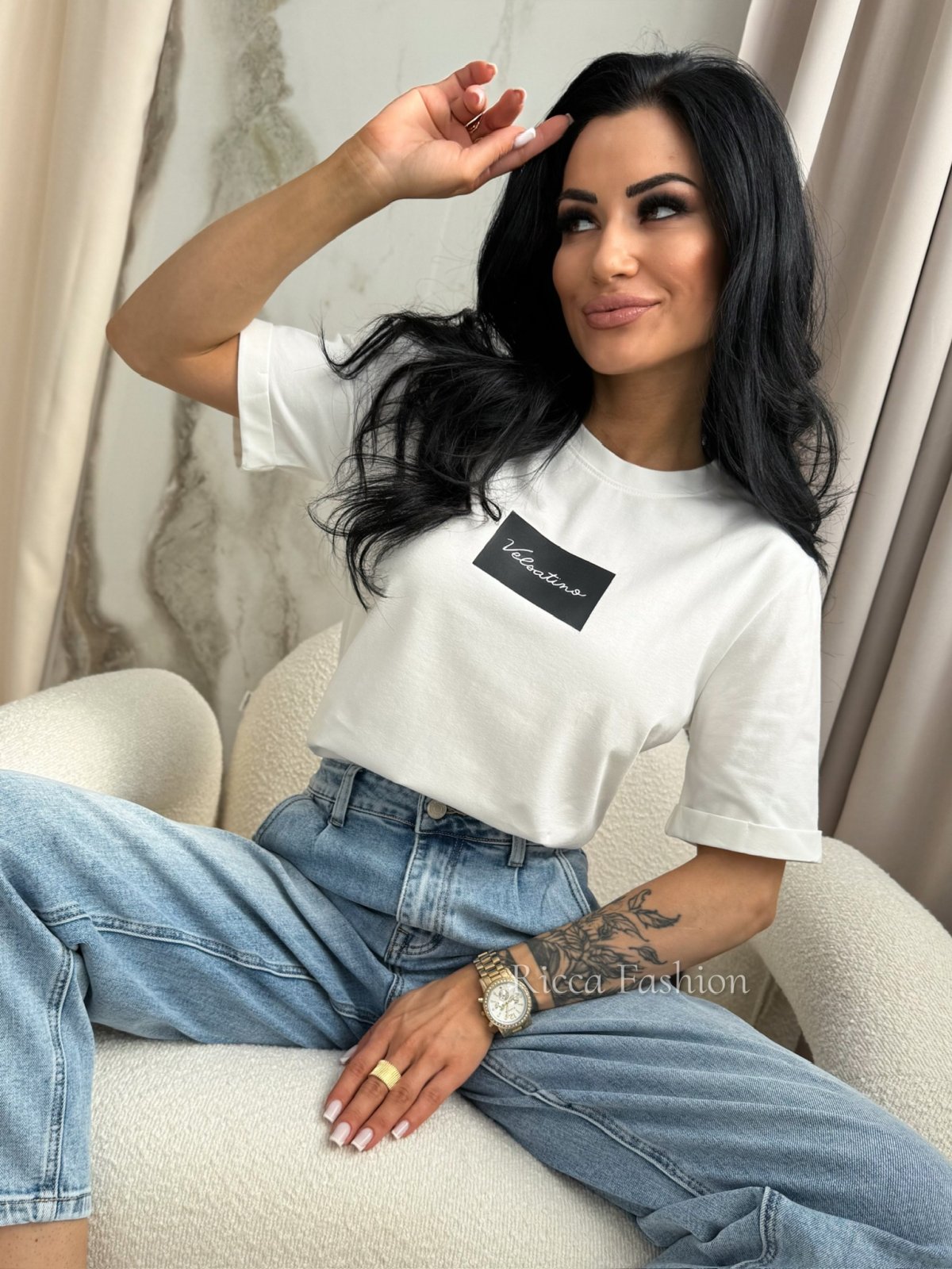 T-shirt SAMI, ecru