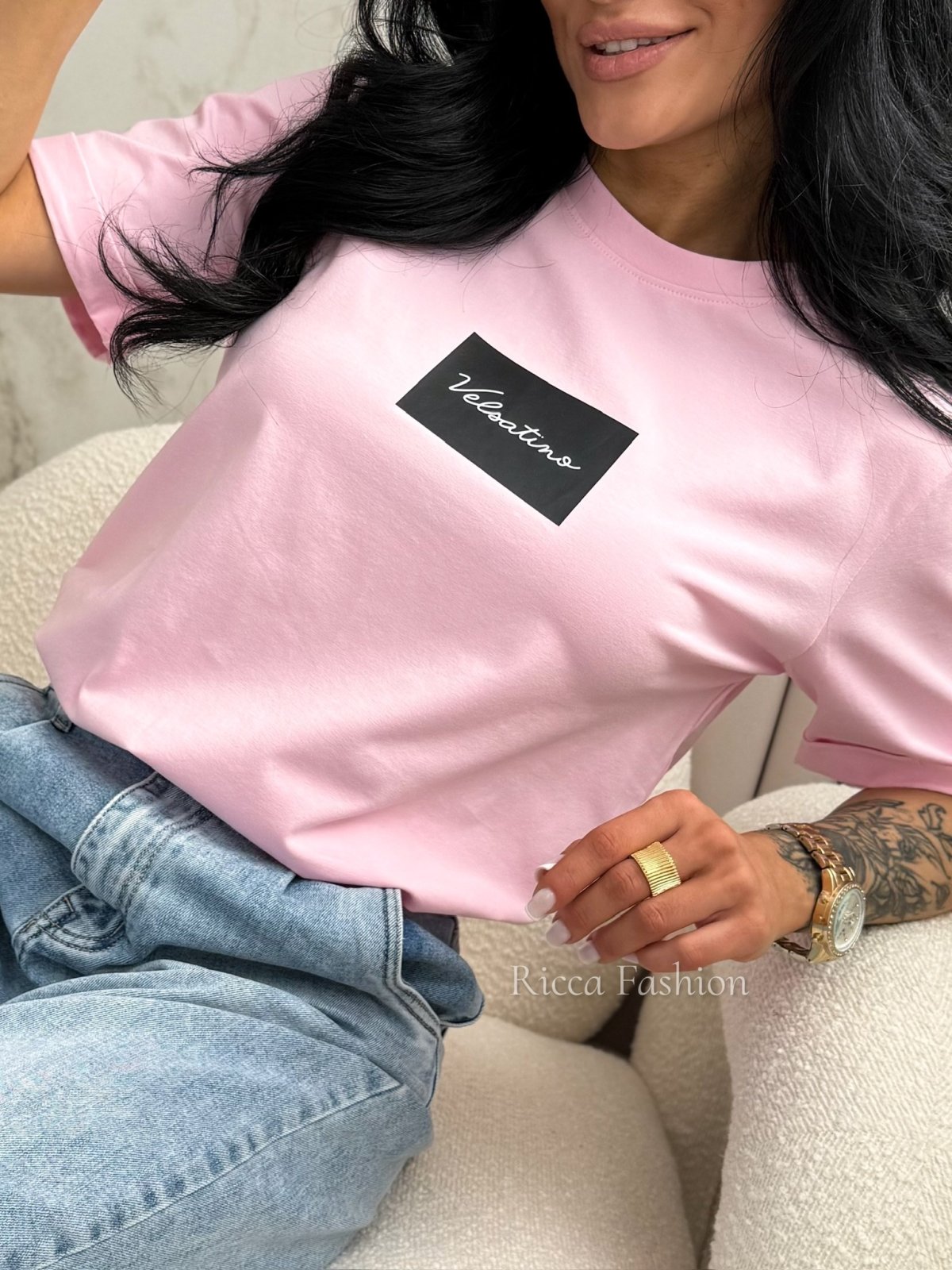 T-shirt SAMI, sweet pink