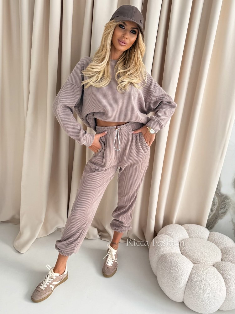 Komplet bawełniany NOEL, fango