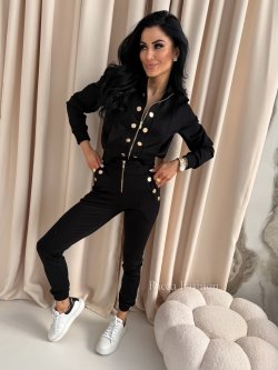 Komplet z wiskozy NICO, black