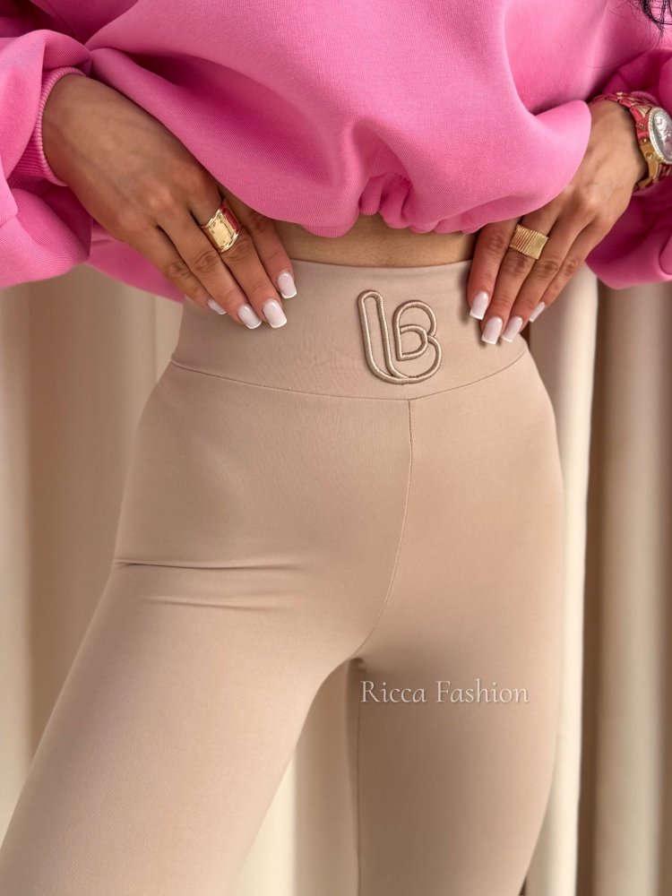 Legginsy CLASSY, beige