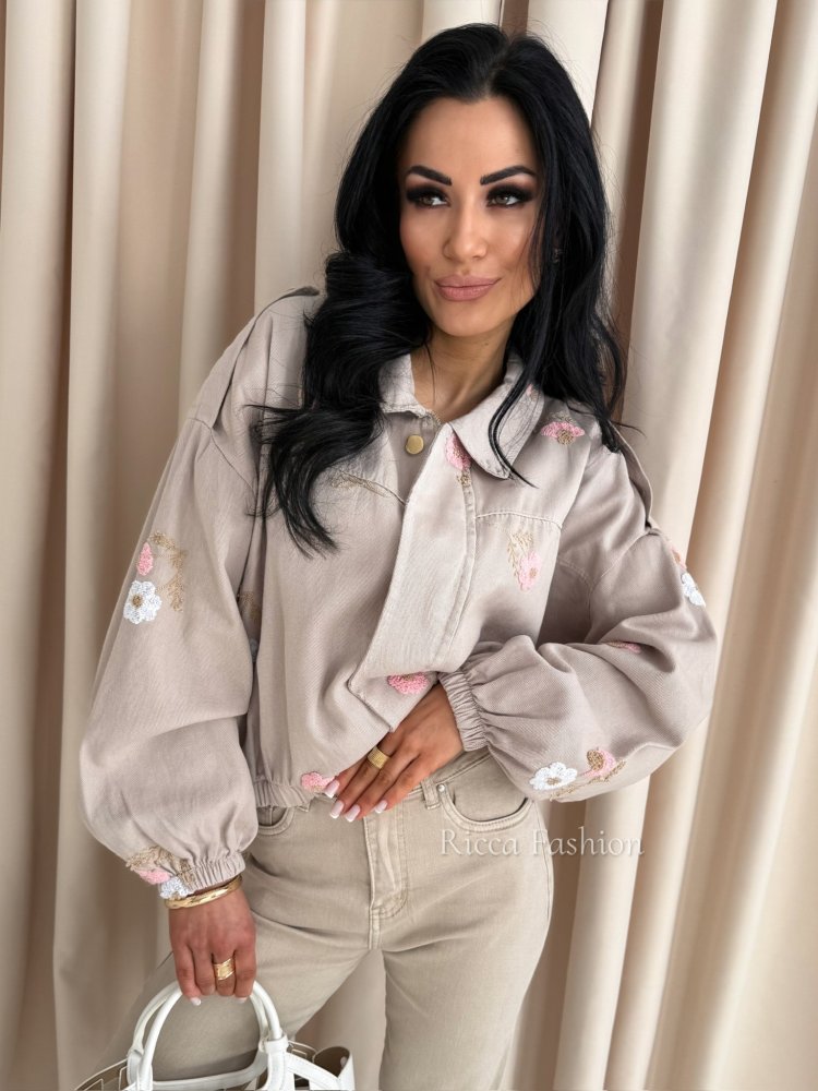 Kurtka/bomberka AURORA, beige