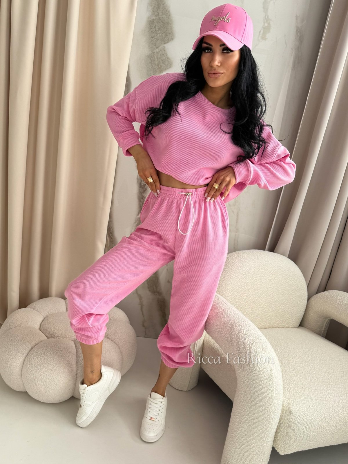 Komplet bawełniany NOEL, sweet pink