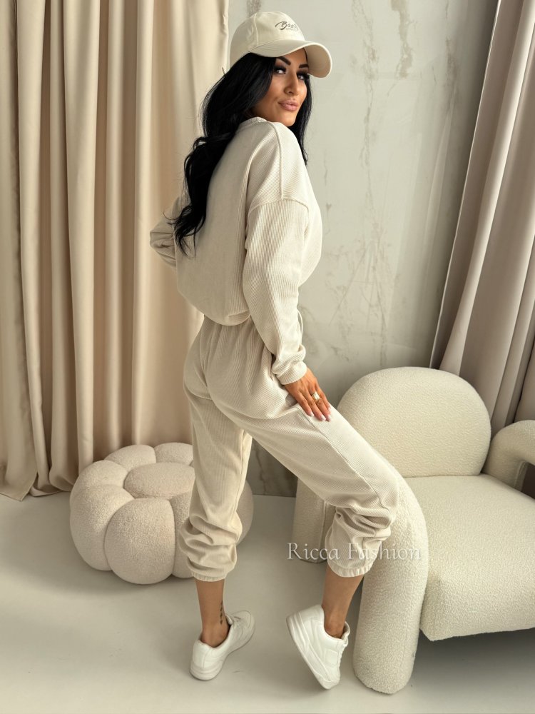 Komplet bawełniany NOEL, nude