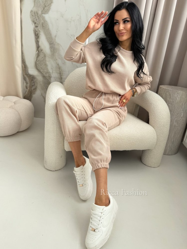 Komplet bawełniany NOEL, beige