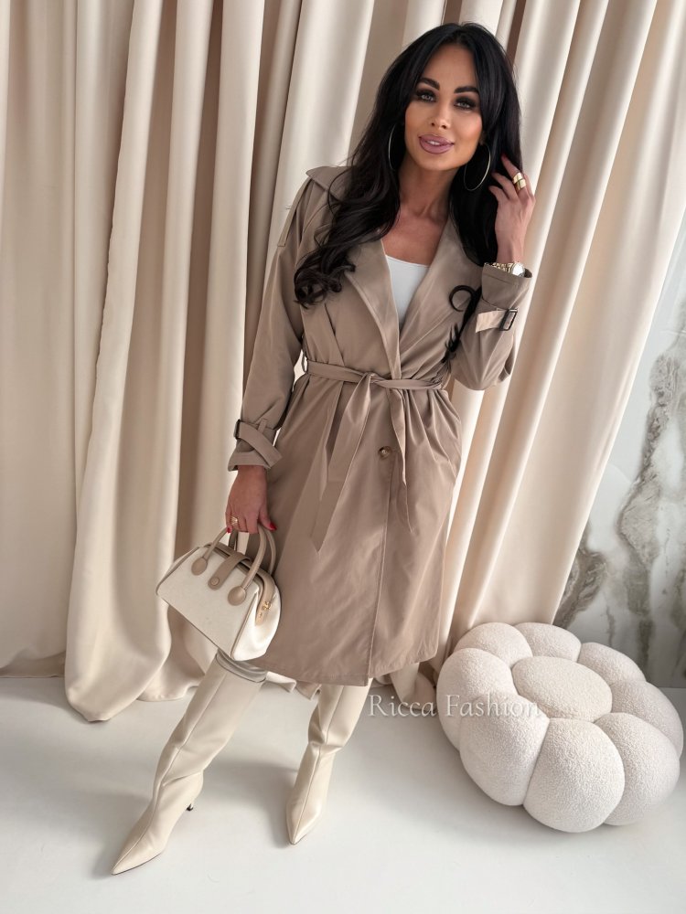 Płaszcz/trencz bawełniany...