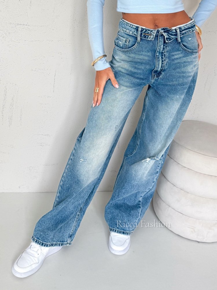 Spodnie baloon VIREL, blue