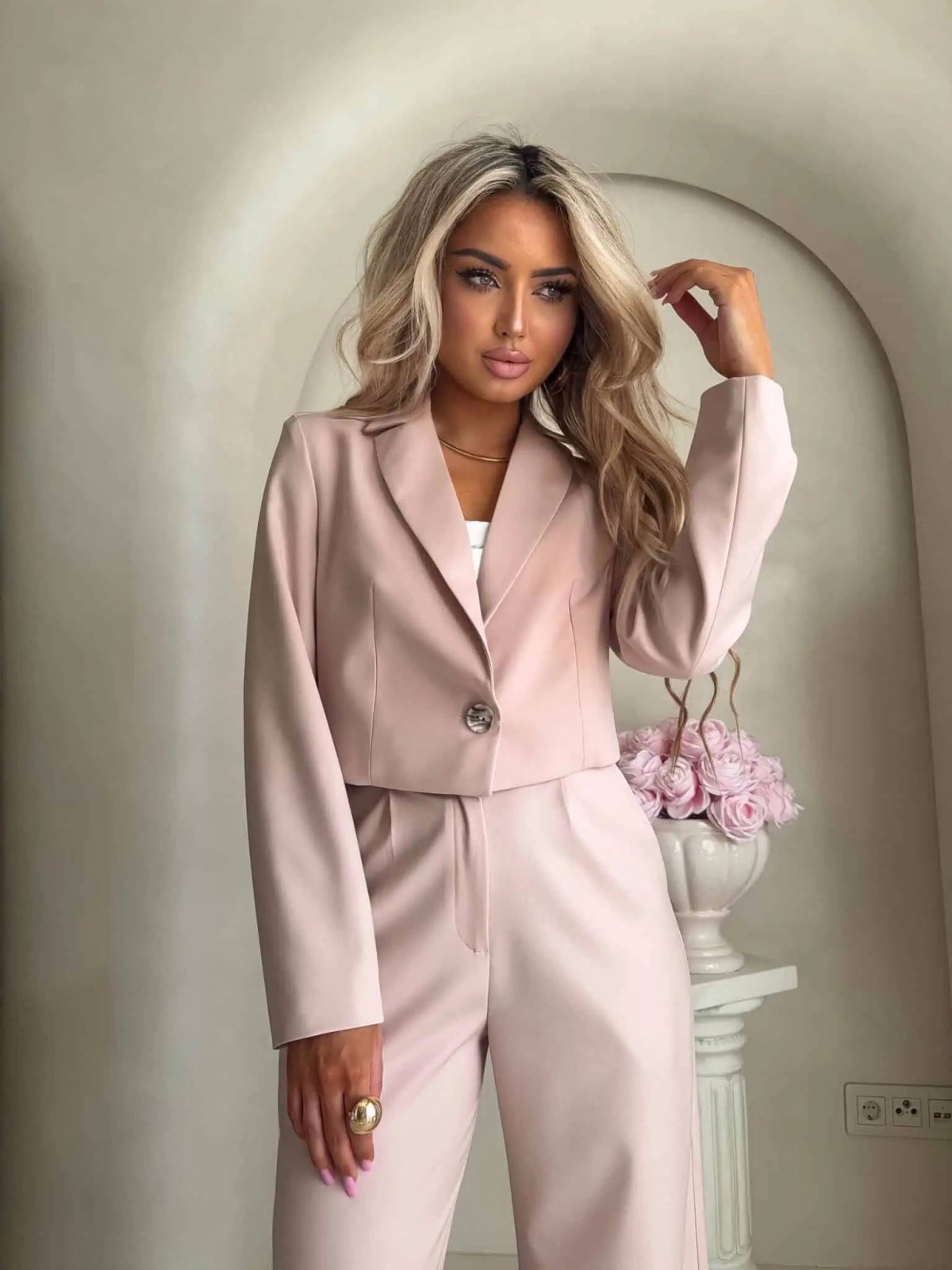 Marynarka CATI, beżowa