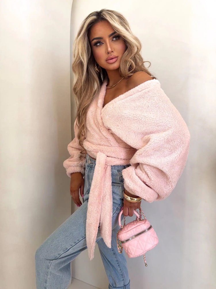 Bluzka KAIRA TEDDY, różowy