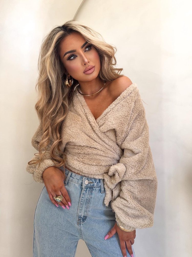 Bluzka KAIRA TEDDY, beżowy