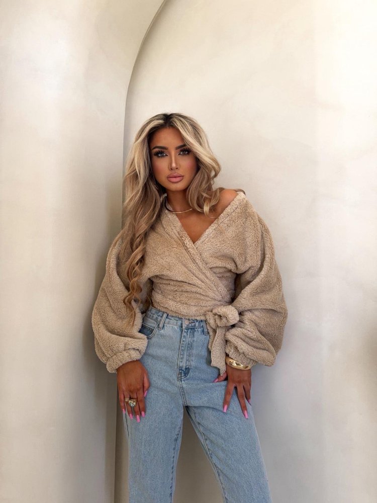 Bluzka KAIRA TEDDY, beżowy