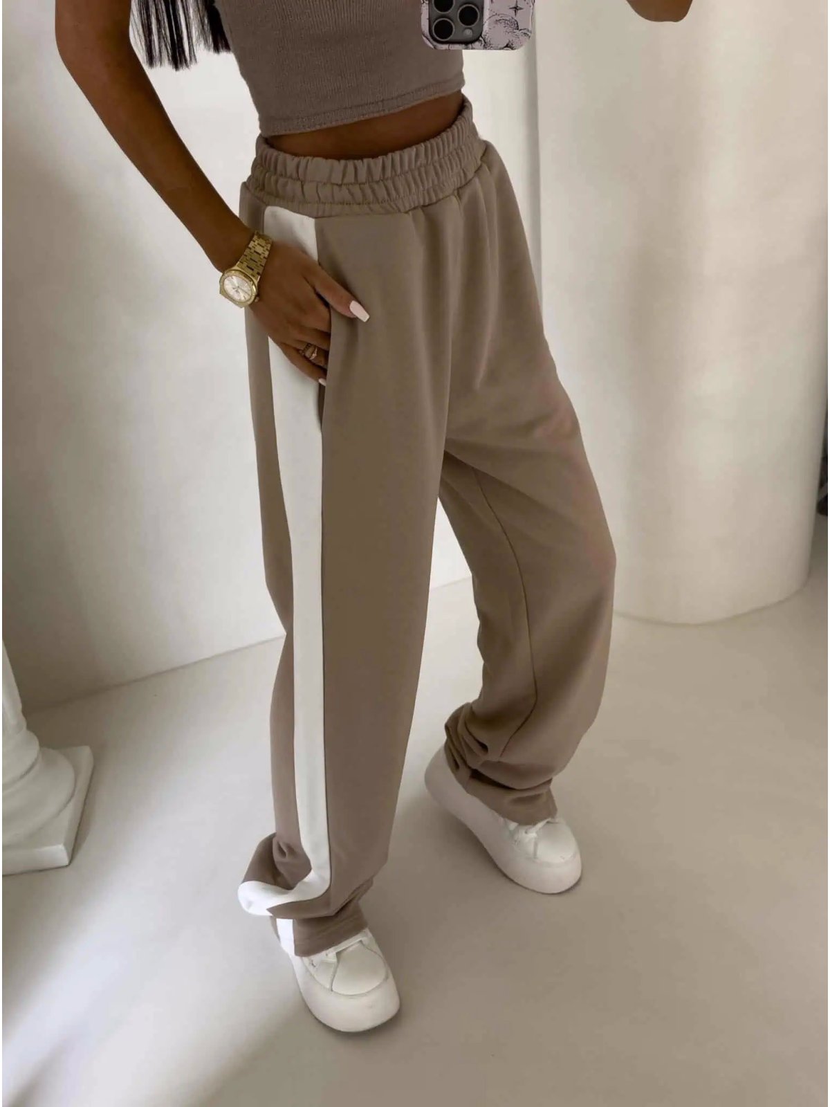 Spodnie dresowe LAMPAS, beż