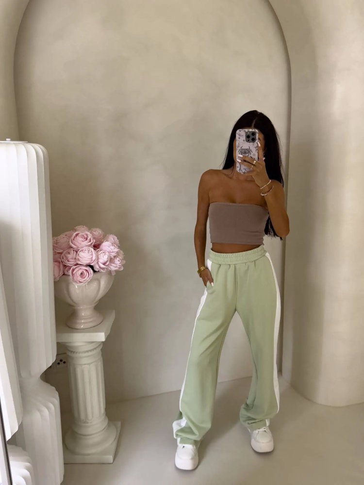 Spodnie dresowe LAMPAS, pistacja