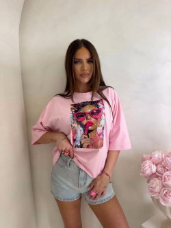 T-shirt PINK, różowy