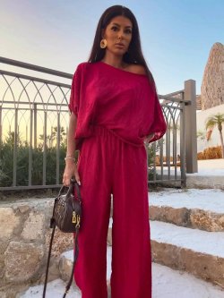 Komplet LUXE, czerwony