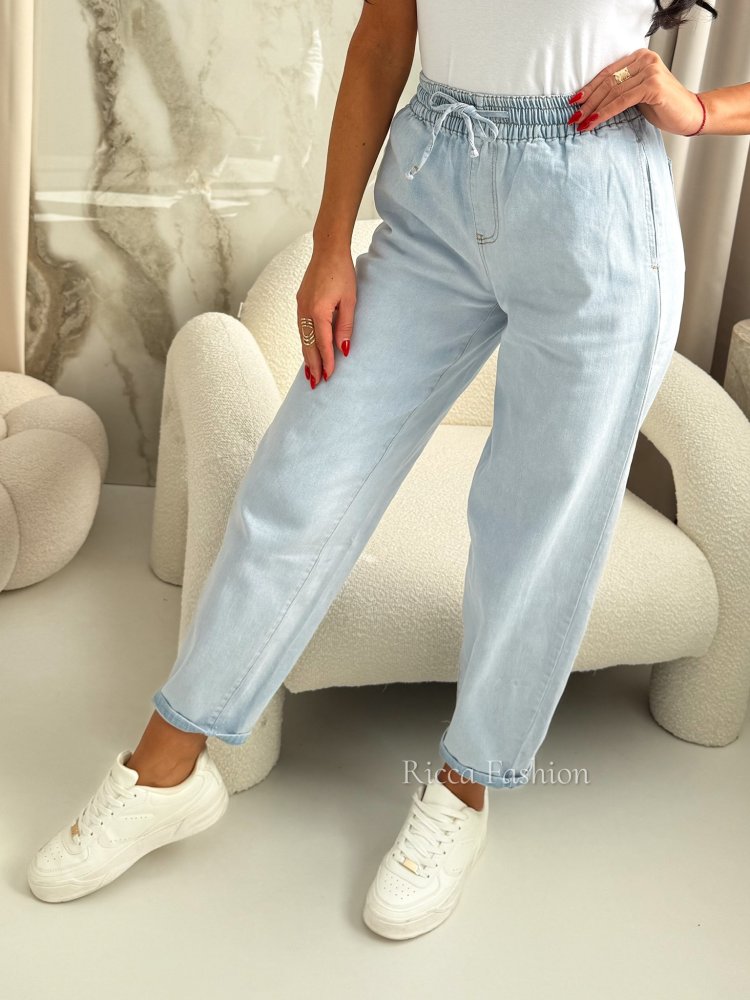 spodnie baloon LORIN, blue