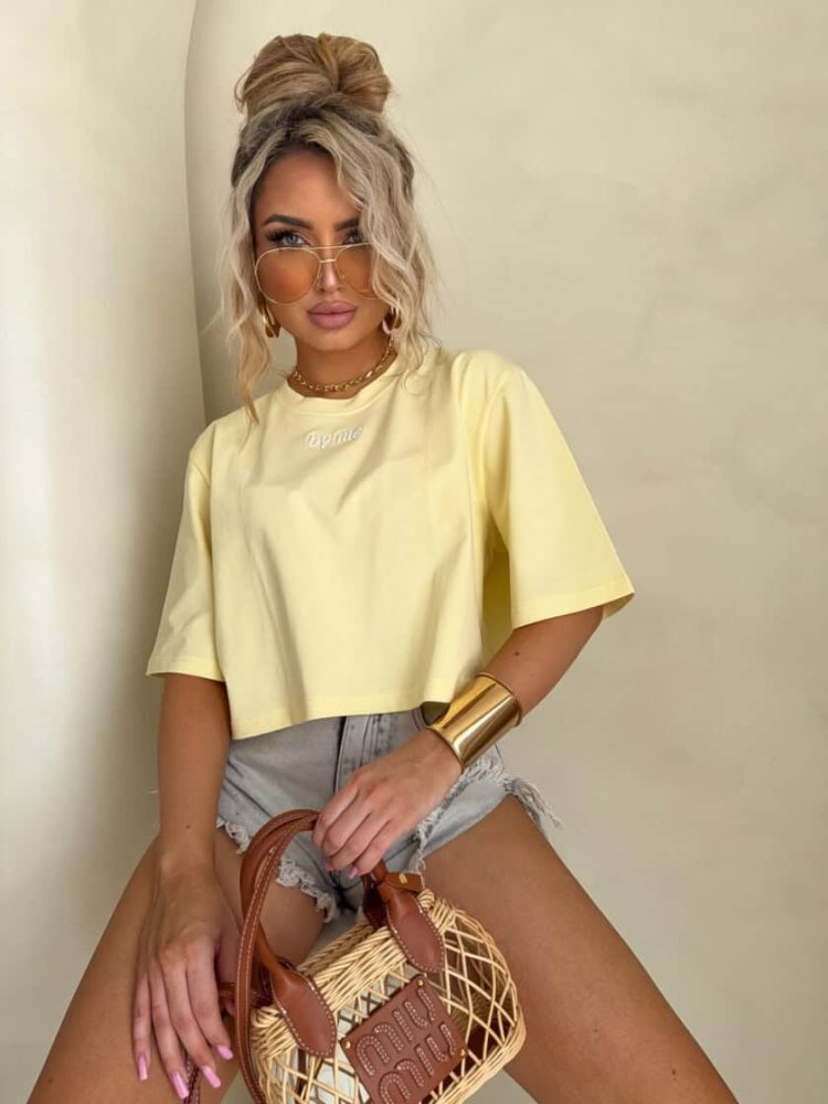 T-shirt pudełkowy ALLO,...