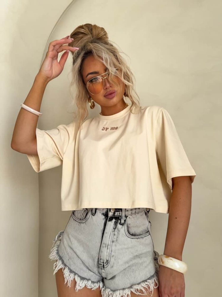 T-shirt pudełkowy ALLO,...