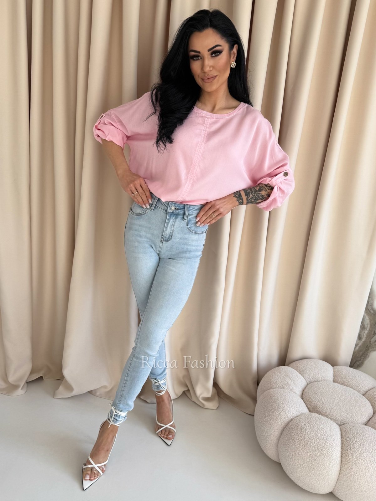 Bluzka ARIANA, sweet pink