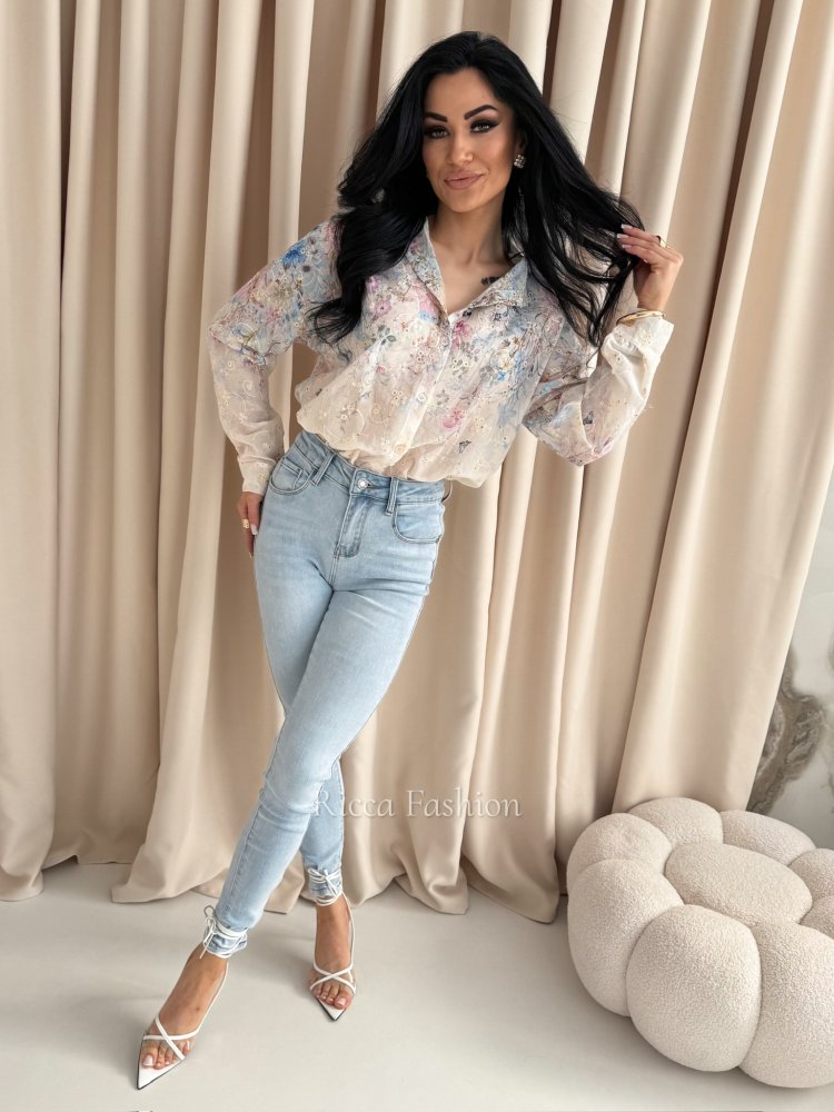 Koszula bawełniana SIENNA,...