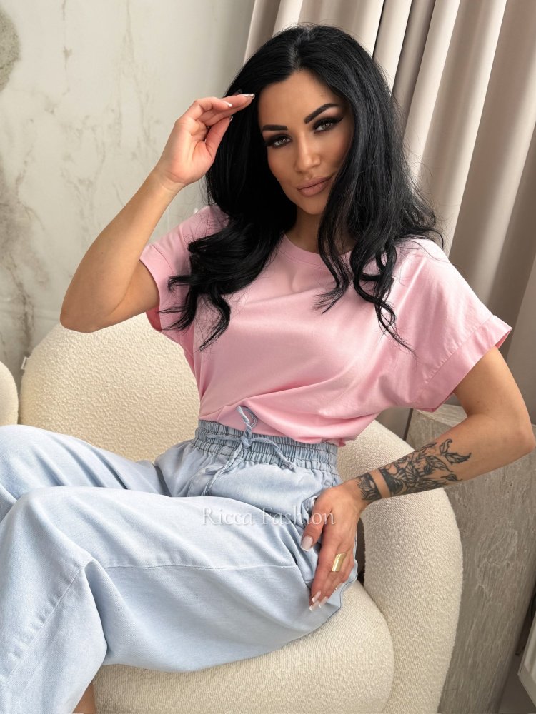 T-shirt bawełniany LIAM,...