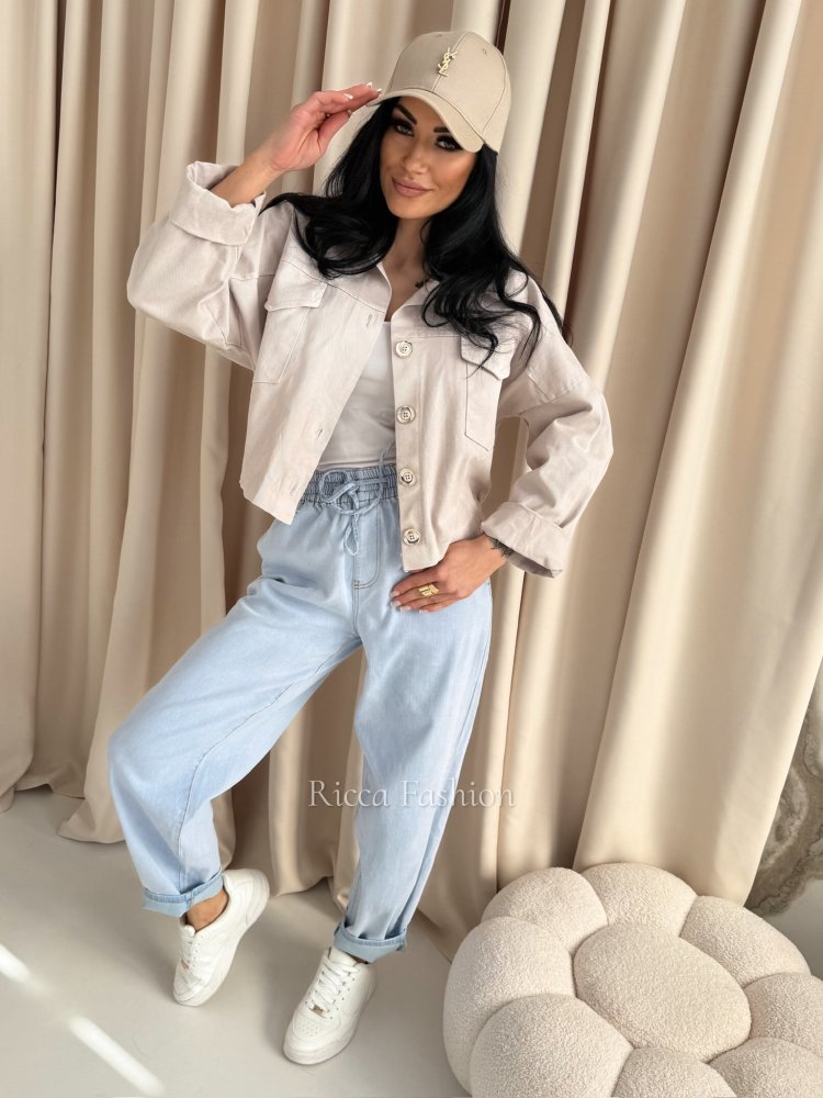 Katana bawełniana VELINA, nude