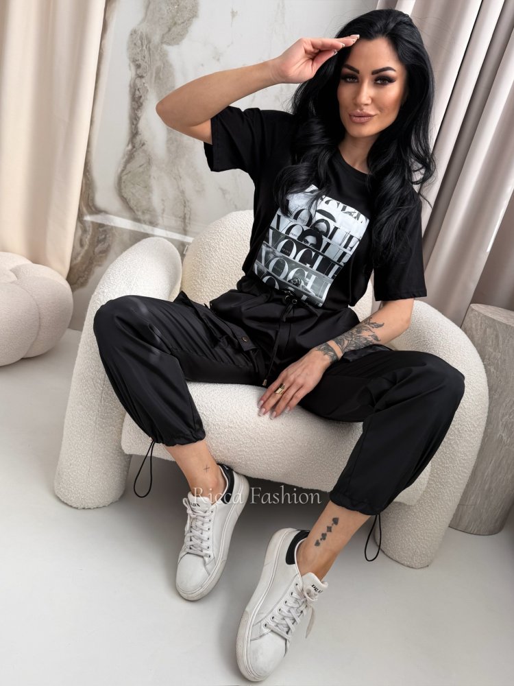 T-shirt bawełniany VOGUE,...