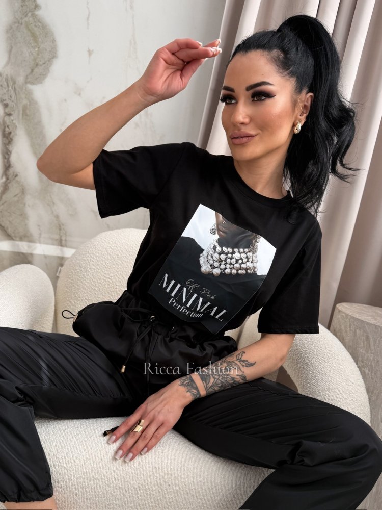 T-shirt bawełniany MINIMAL,...