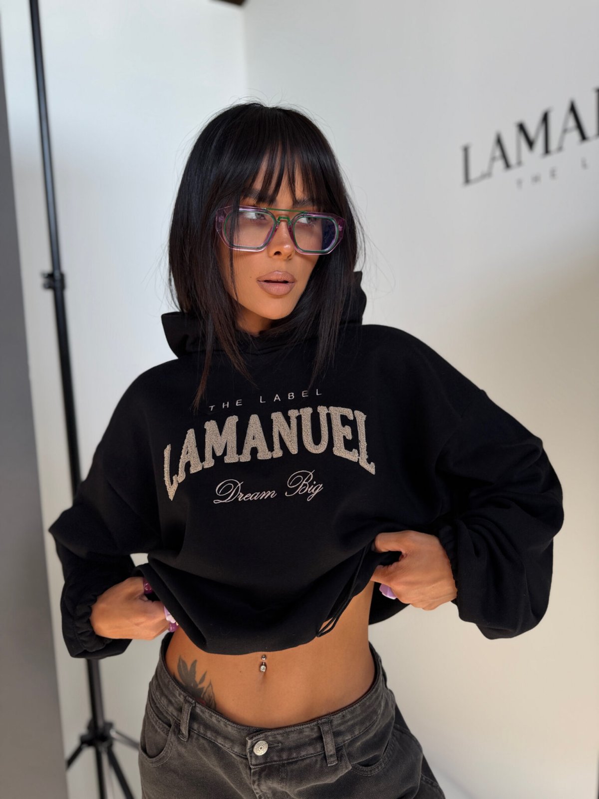 Bluza DREAM BIG, czarna