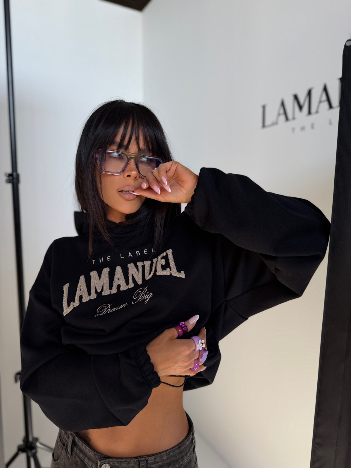 Bluza DREAM BIG, czarna