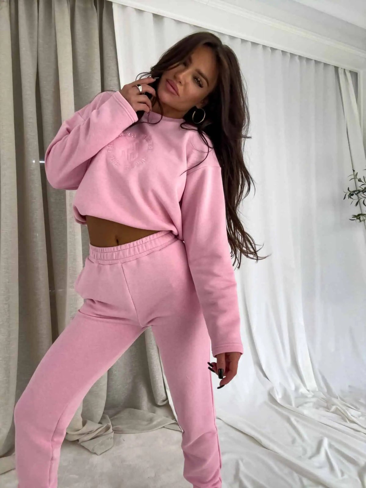 Komplet dresowy LOUIS, jasny róż