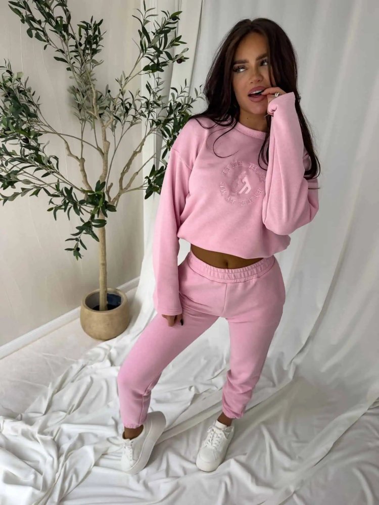 Komplet dresowy LOUIS, jasny róż
