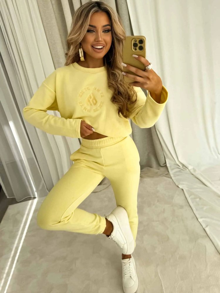 Komplet dresowy LOUIS, cytryna