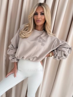 Bluza bawełniana VIVIANA SPRING, beige