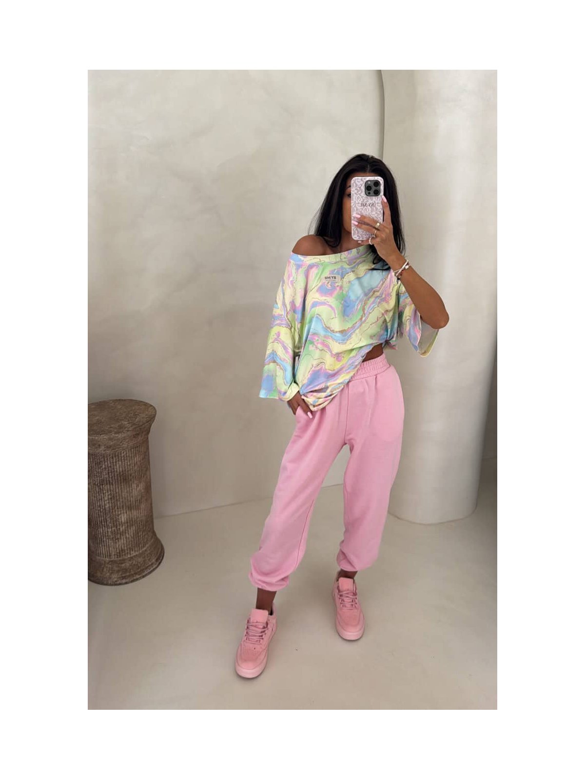 Bluzka MARMARIS print marmurek – zapp