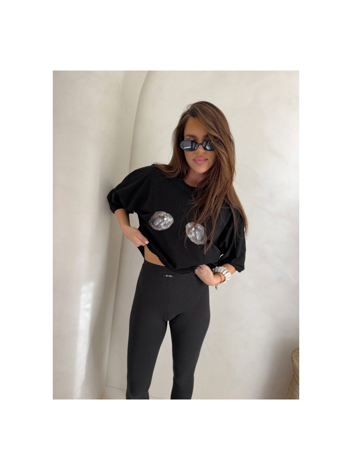 T-shirt MUSSELS – czarny