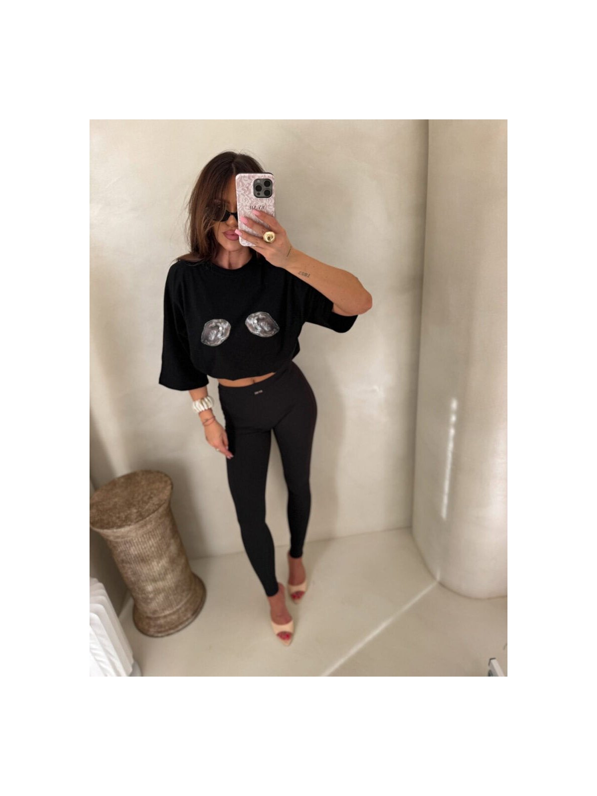 T-shirt MUSSELS – czarny