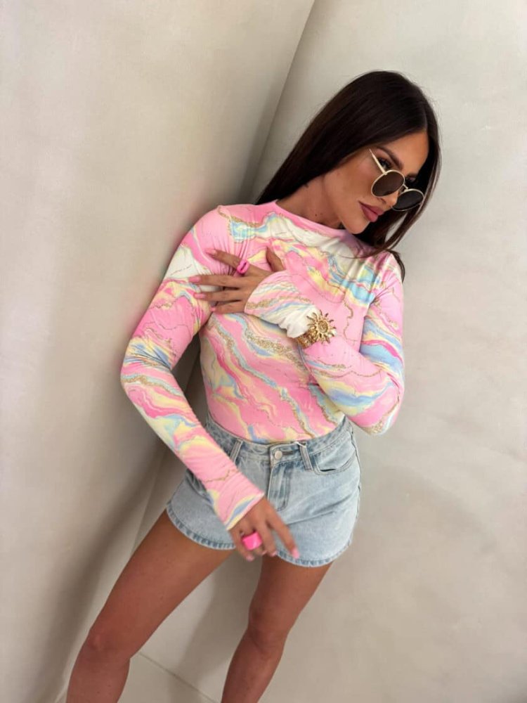 Bluzka SKIN MARMUREK –...