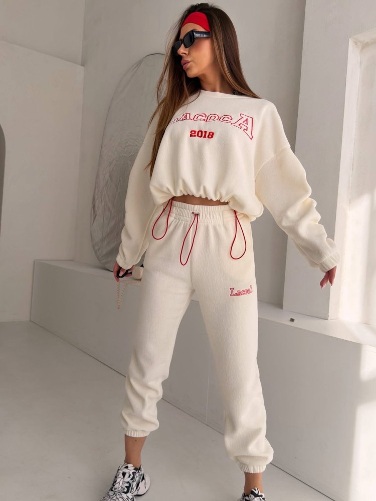 Komplet bawełniany prążek...