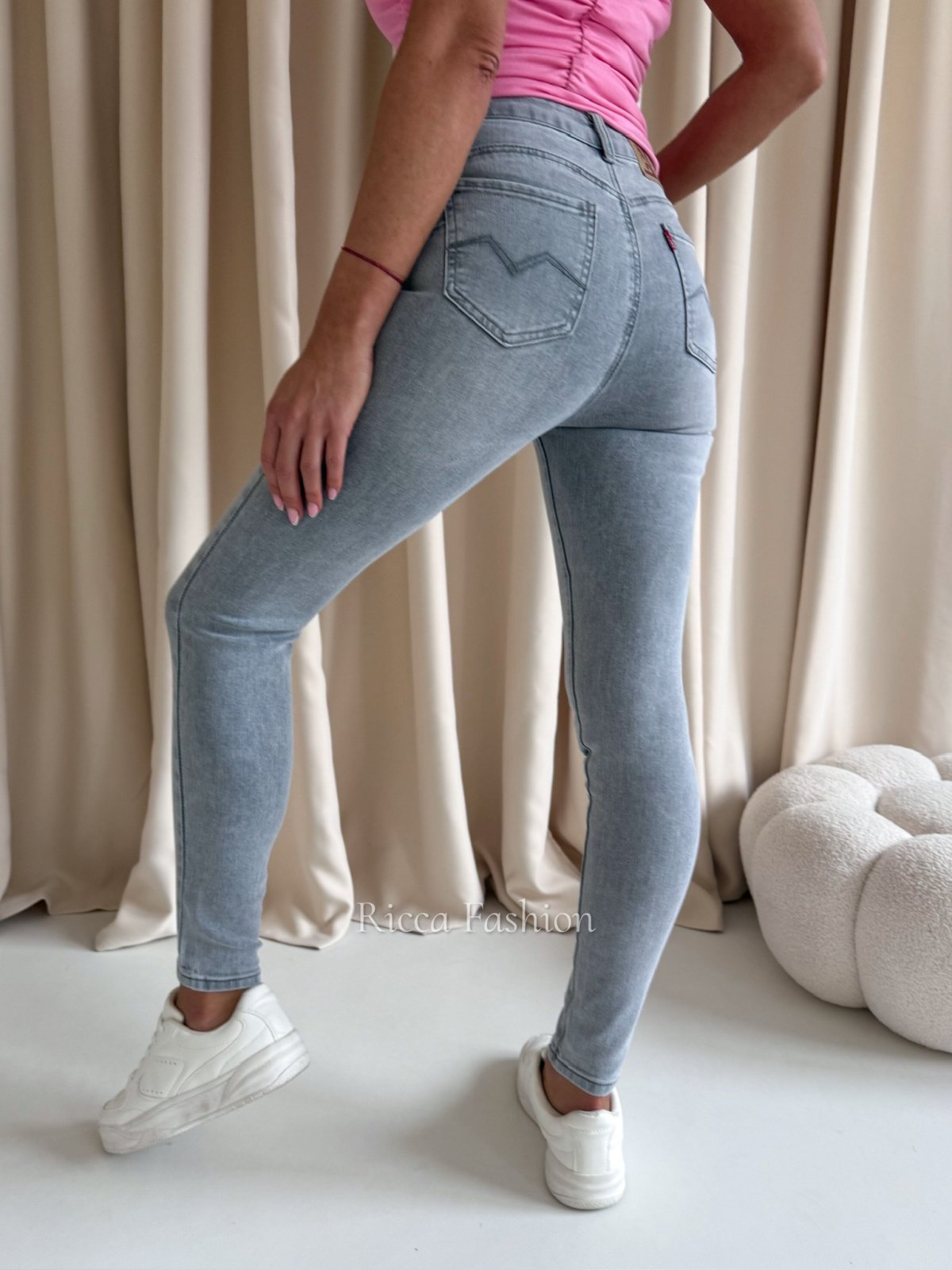 Spodnie skinny push up MARTIN, gray