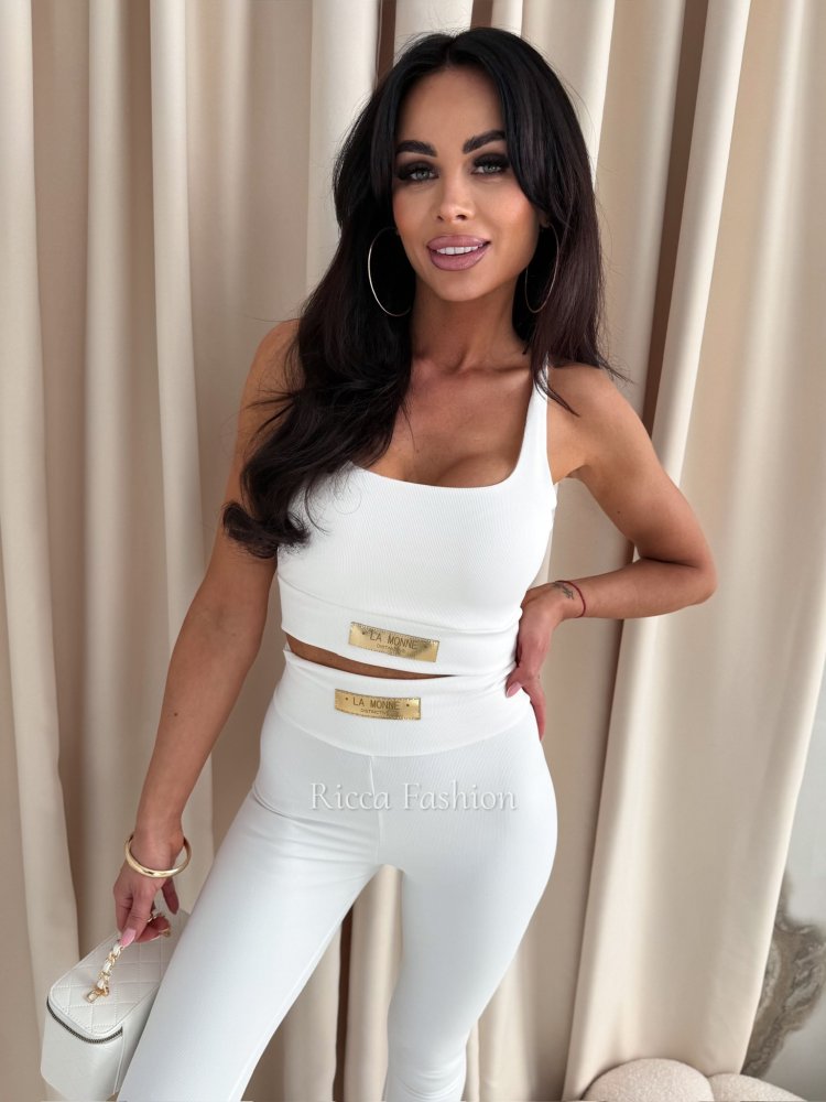 Komplet z wiskozy prążek...