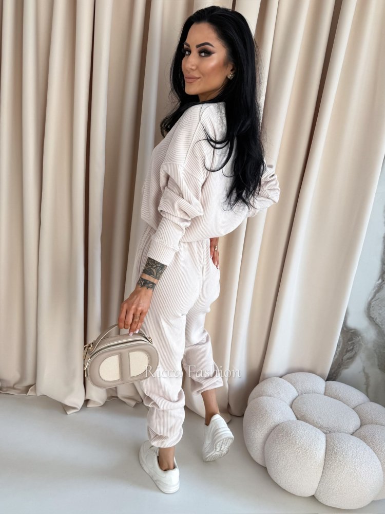 Komplet bawełniany NOEL, nude