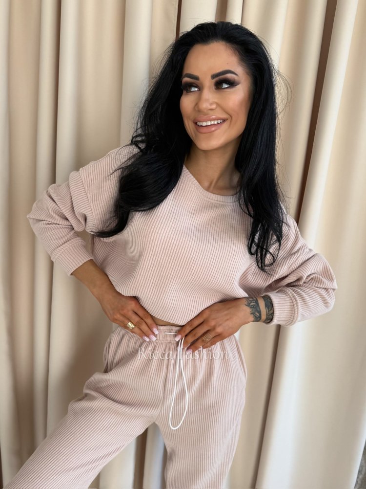 Komplet bawełniany NOEL, puder