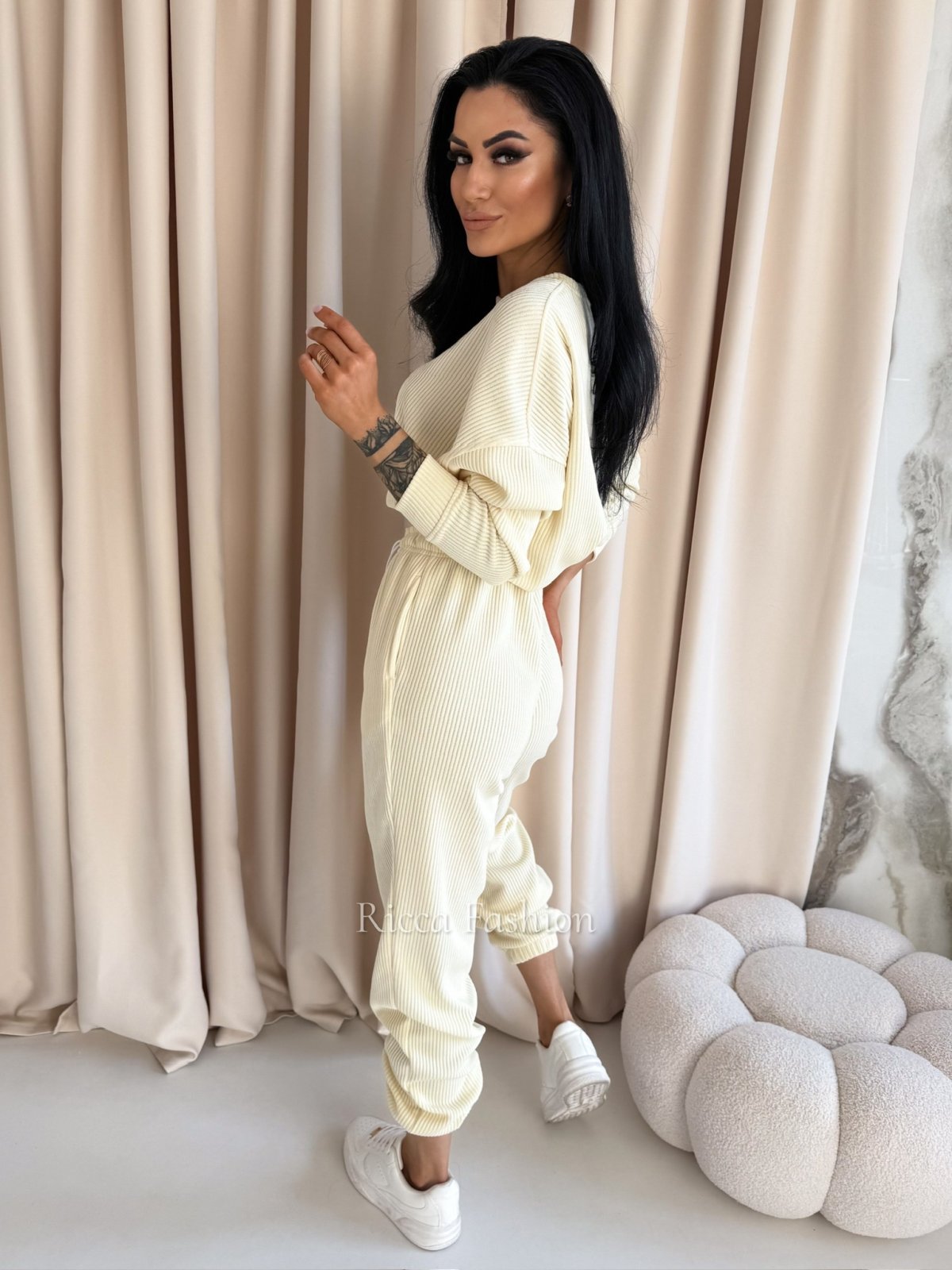 Komplet bawełniany NOEL, banana