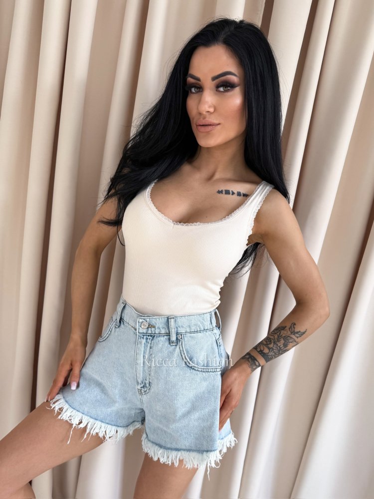 Bluzka/top VELLA, vanilla