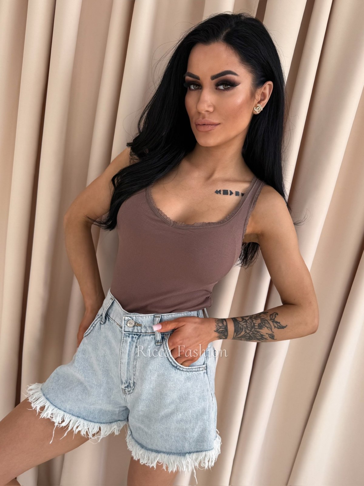 Bluzka/top VELLA,fango