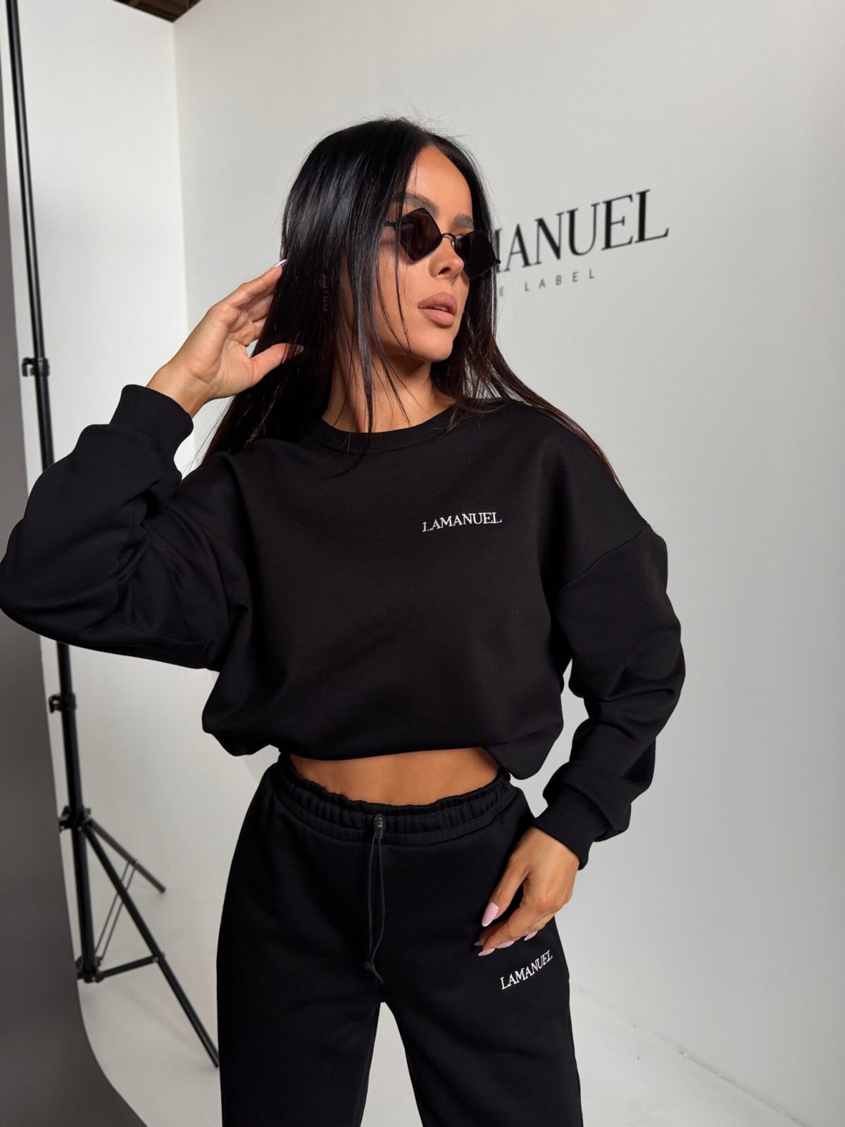 Komplet WOMAN czarny