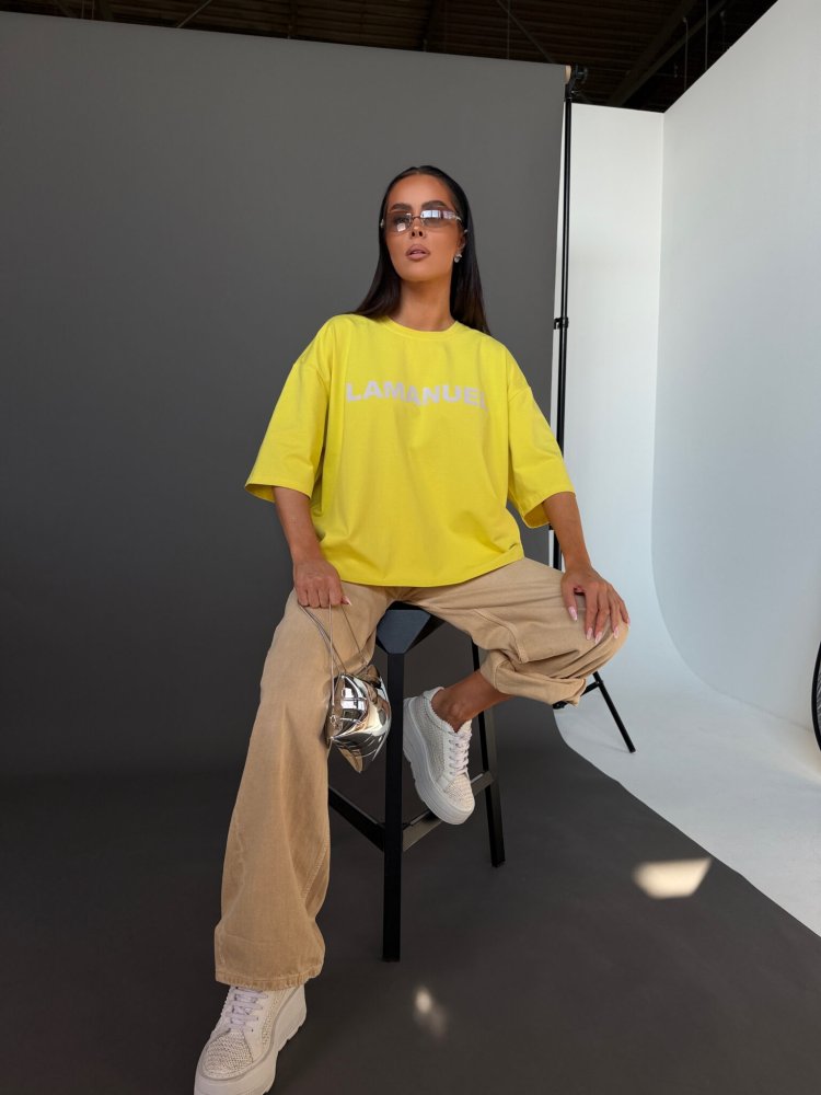 Tshirt BLANK żółty