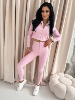 Komplet bluzka + legginsy AURELIA, pink