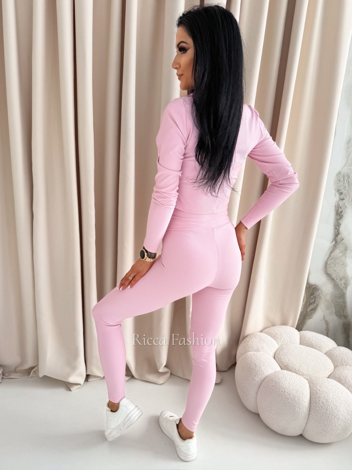 Komplet bluzka + legginsy AURELIA, pink